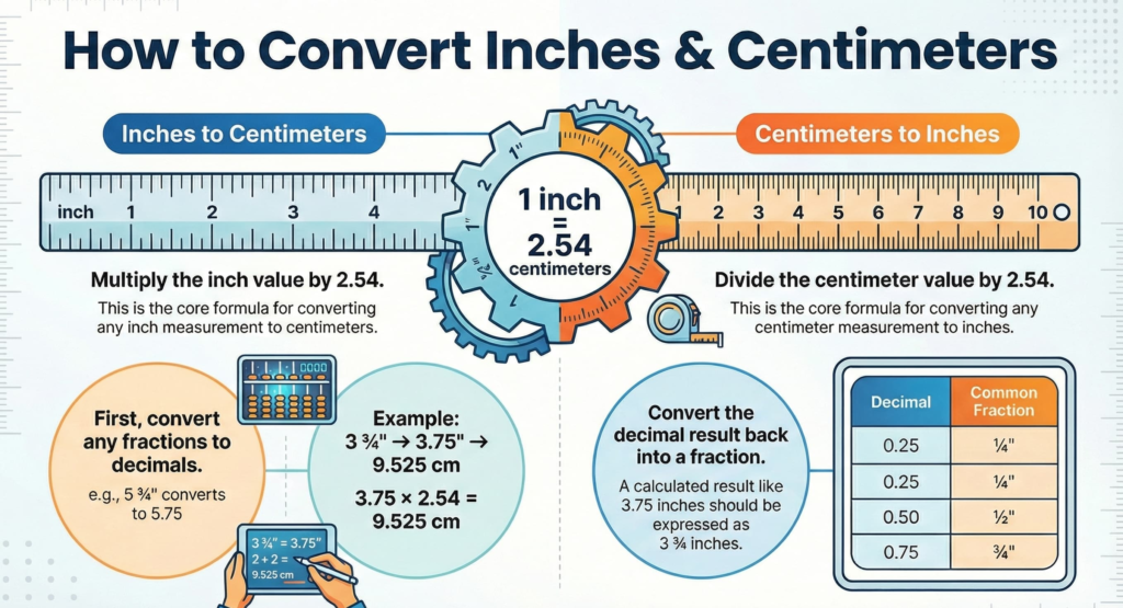 pouce en centimetres 13 solutions 2026
